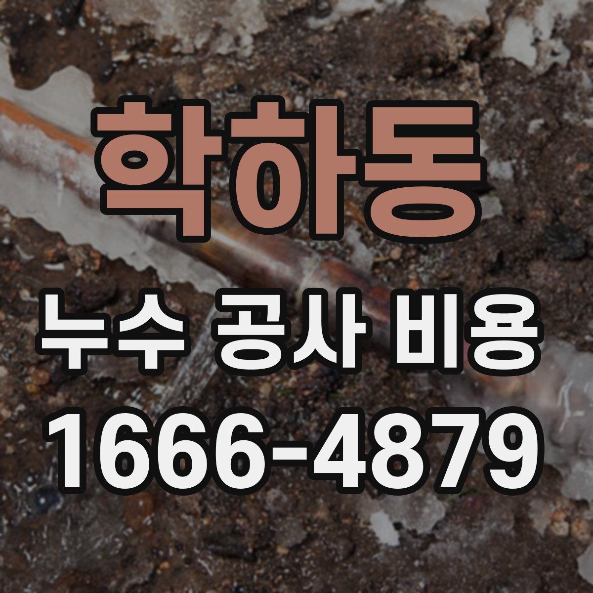 학하동 누수 공사 비용