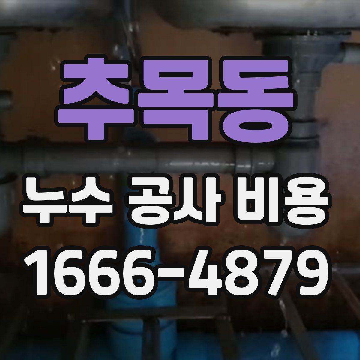 추목동 누수 공사 비용