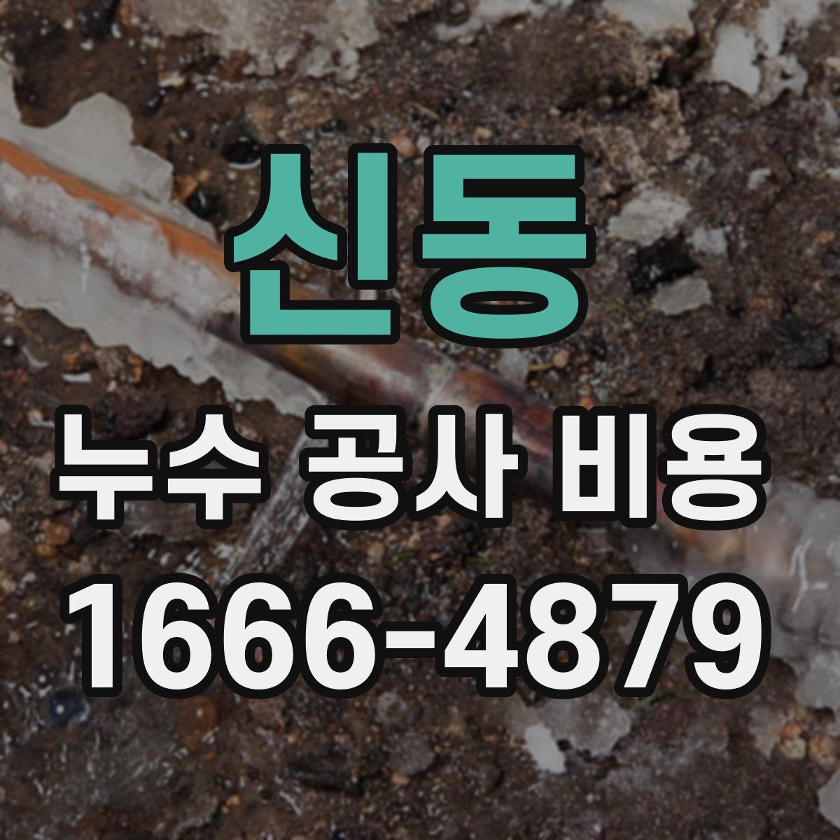 신동 누수 공사 비용