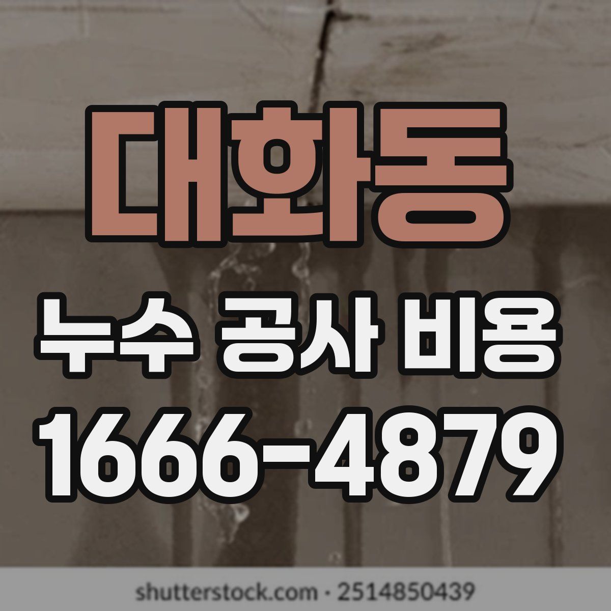 대화동 누수 공사 비용