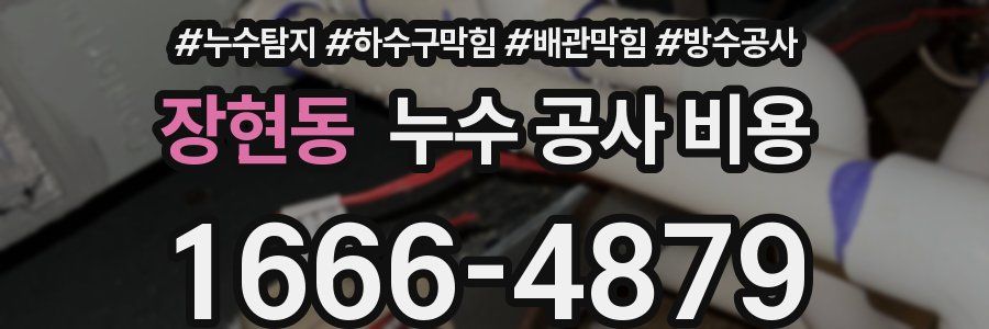 장현동 누수 공사 비용