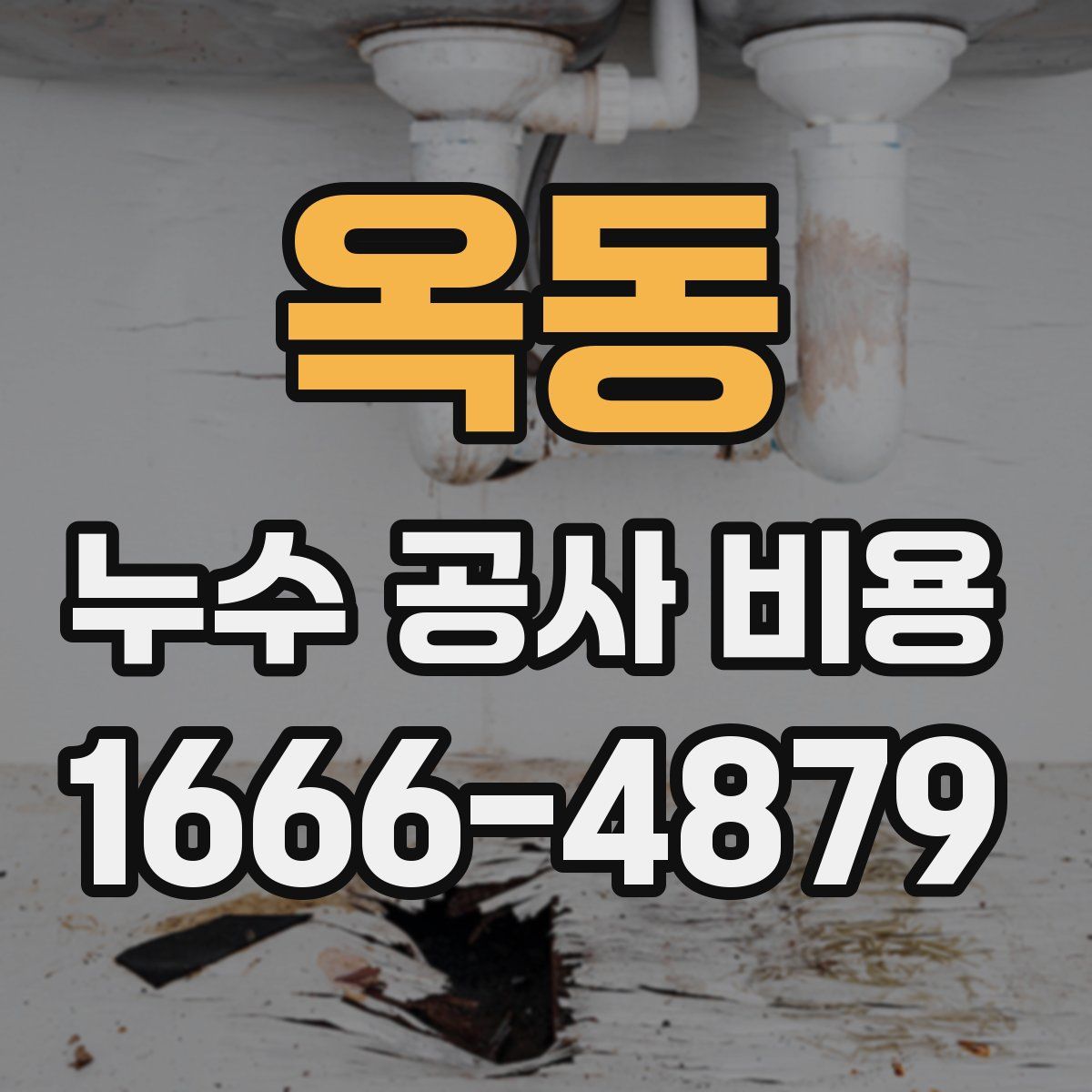 옥동 누수 공사 비용