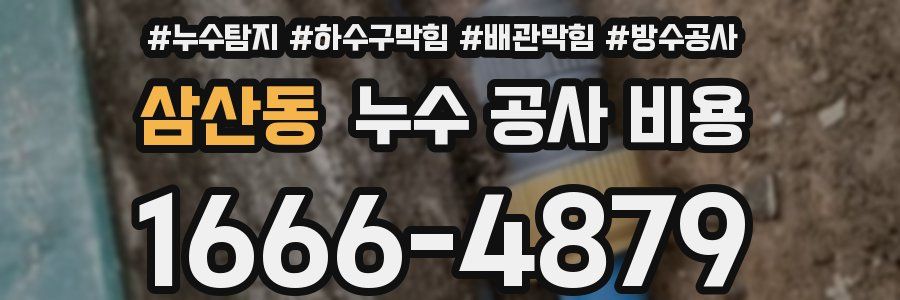 삼산동 누수 공사 비용
