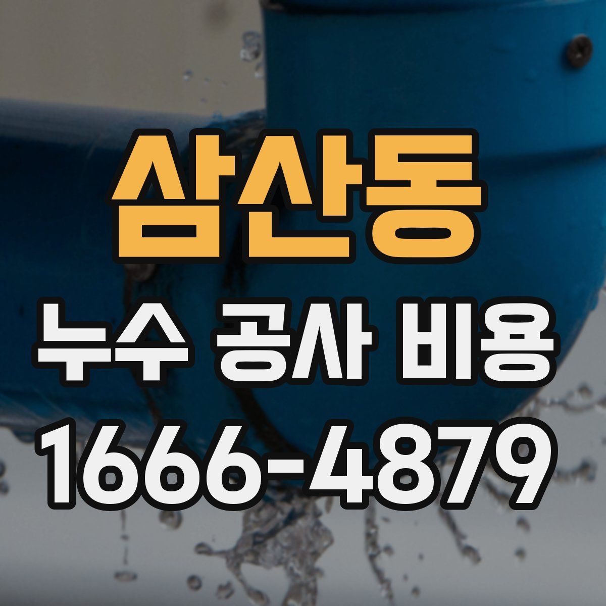 삼산동 누수 공사 비용