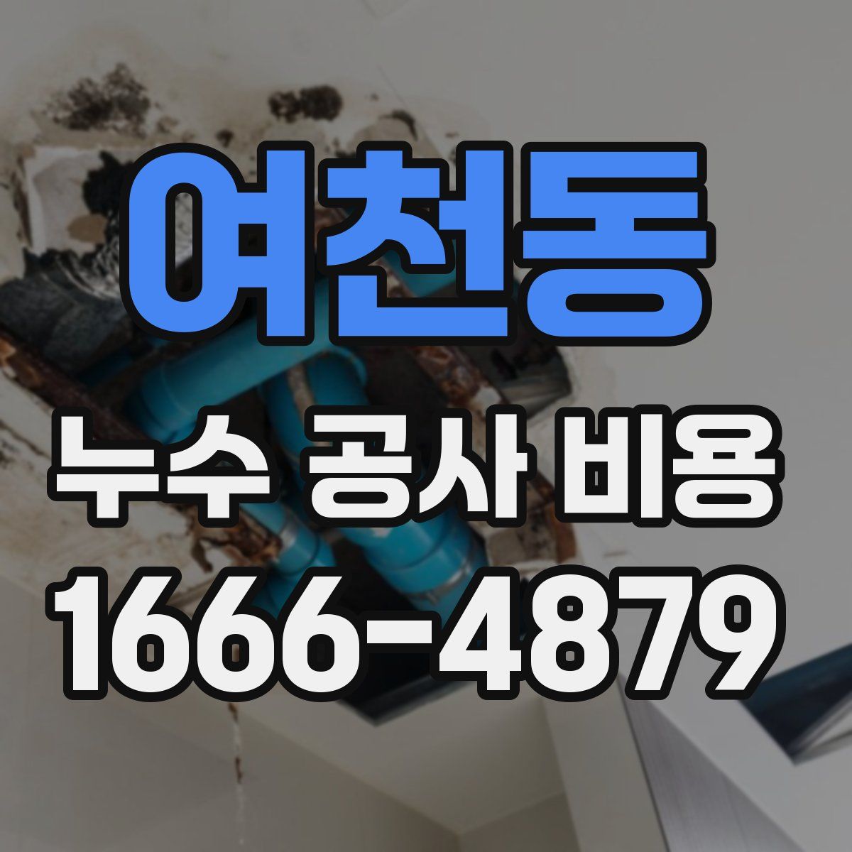 여천동 누수 공사 비용