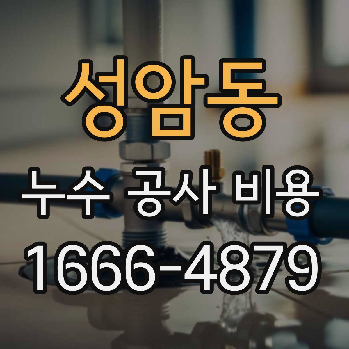 성암동 누수 공사 비용