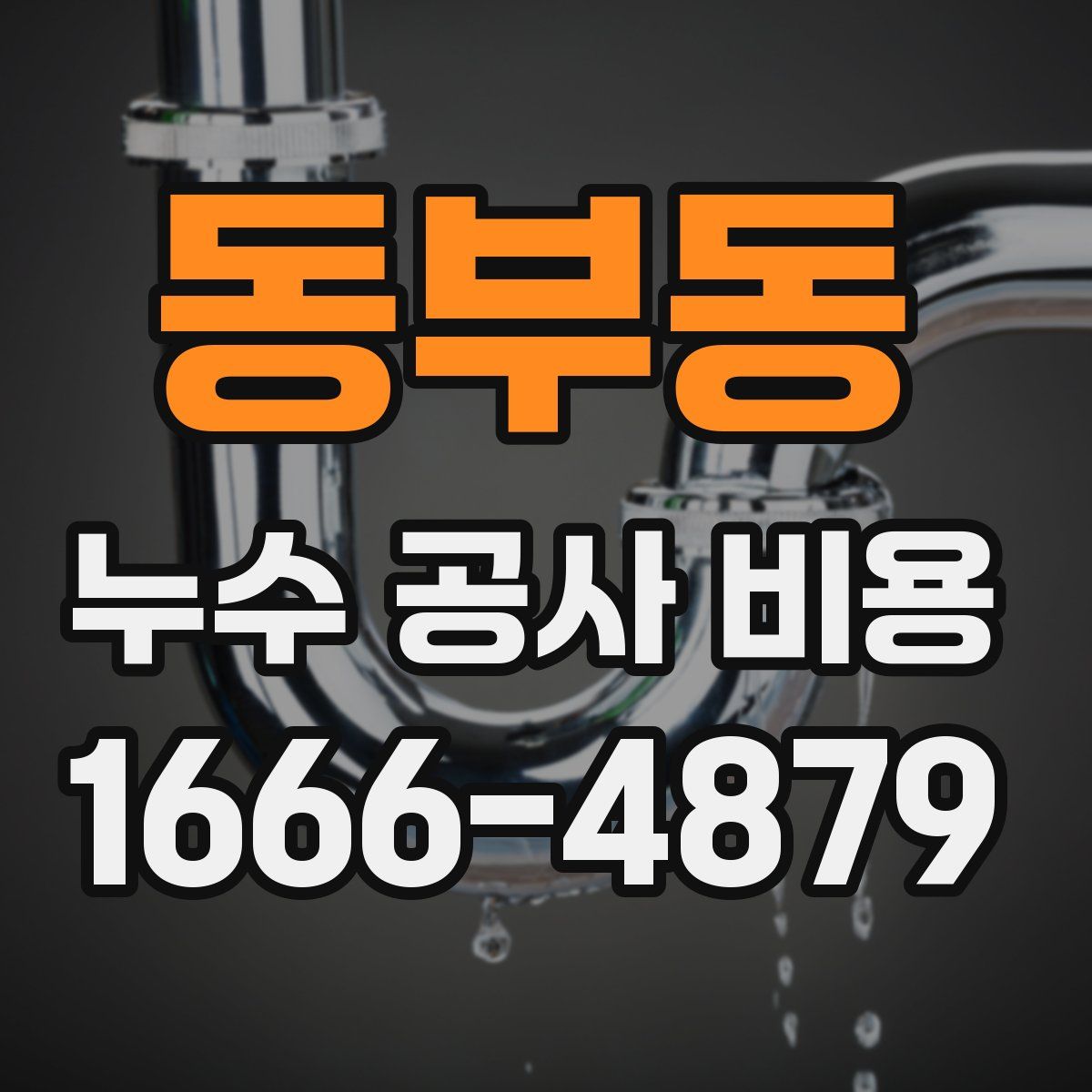 동부동 누수 공사 비용