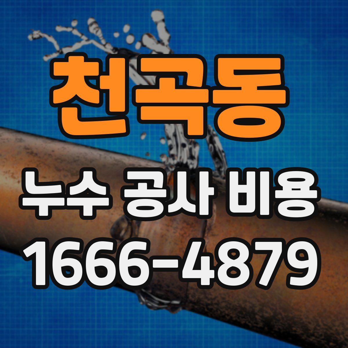 천곡동 누수 공사 비용