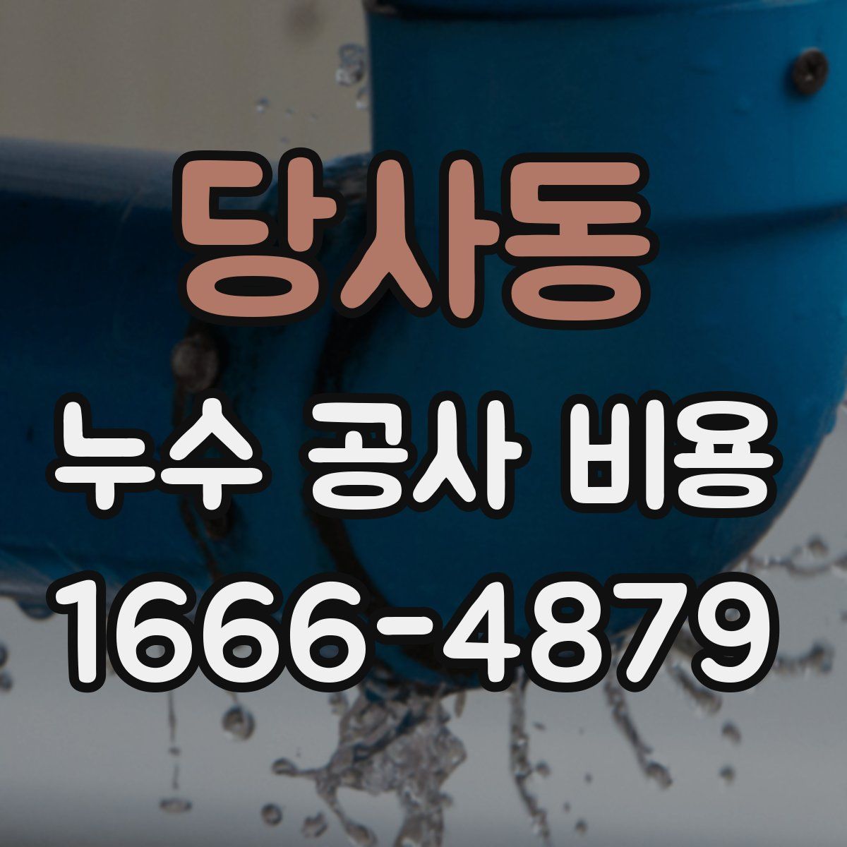 당사동 누수 공사 비용