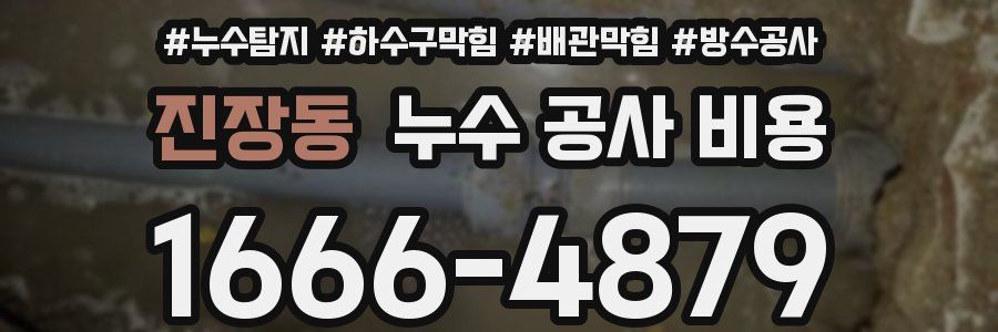 진장동 누수 공사 비용