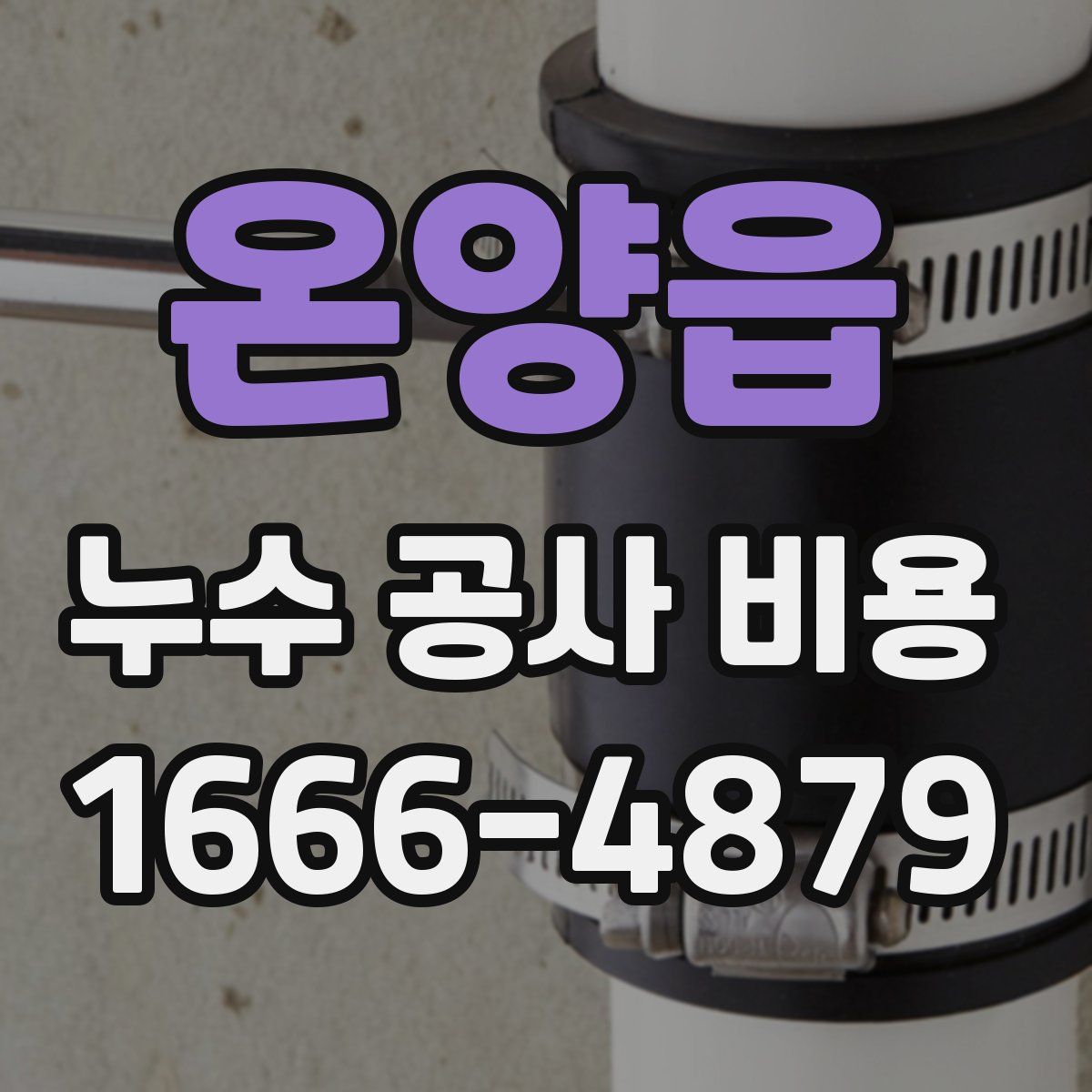 온양읍 누수 공사 비용