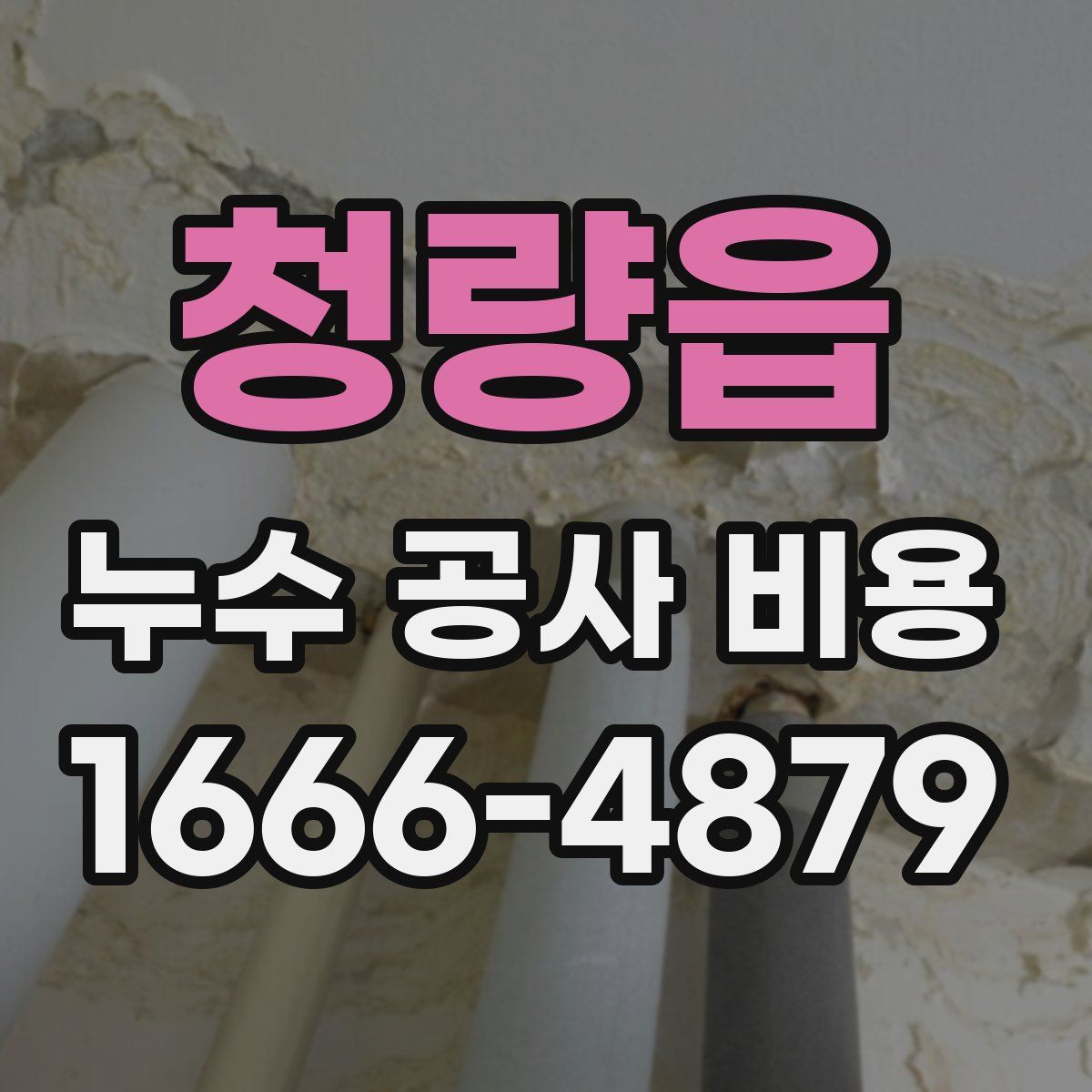 청량읍 누수 공사 비용