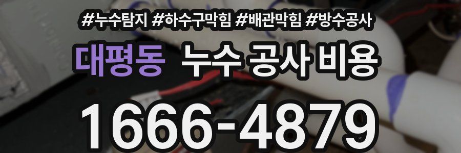 대평동 누수 공사 비용