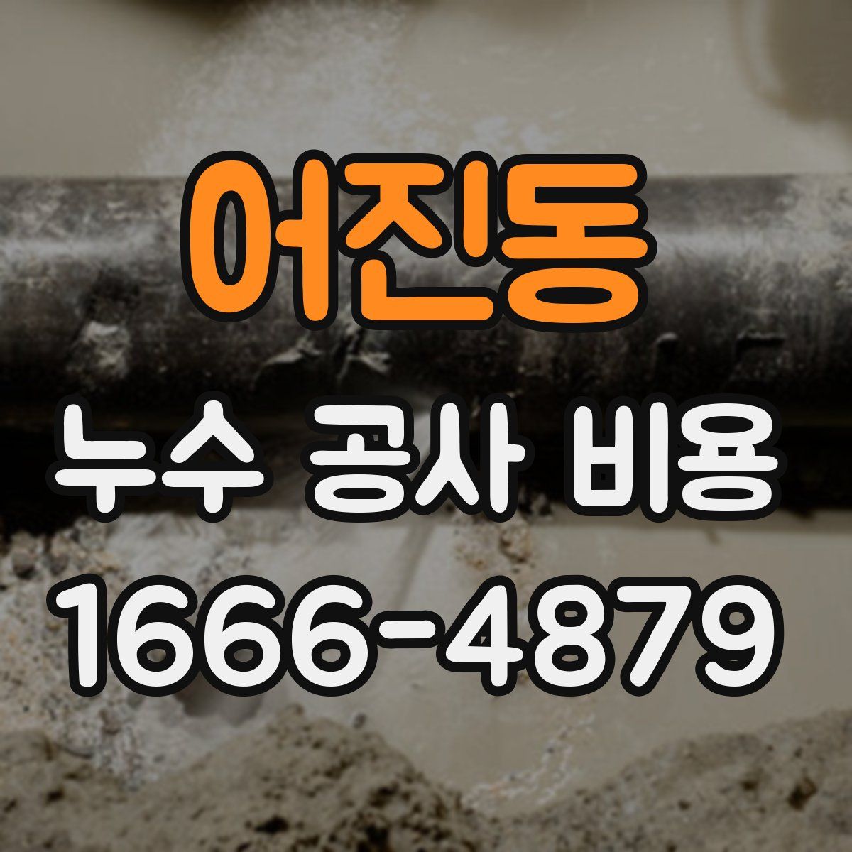 어진동 누수 공사 비용