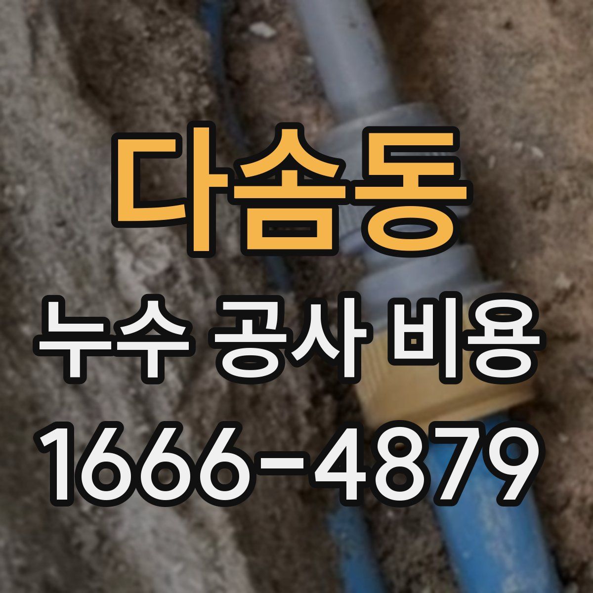 다솜동 누수 공사 비용