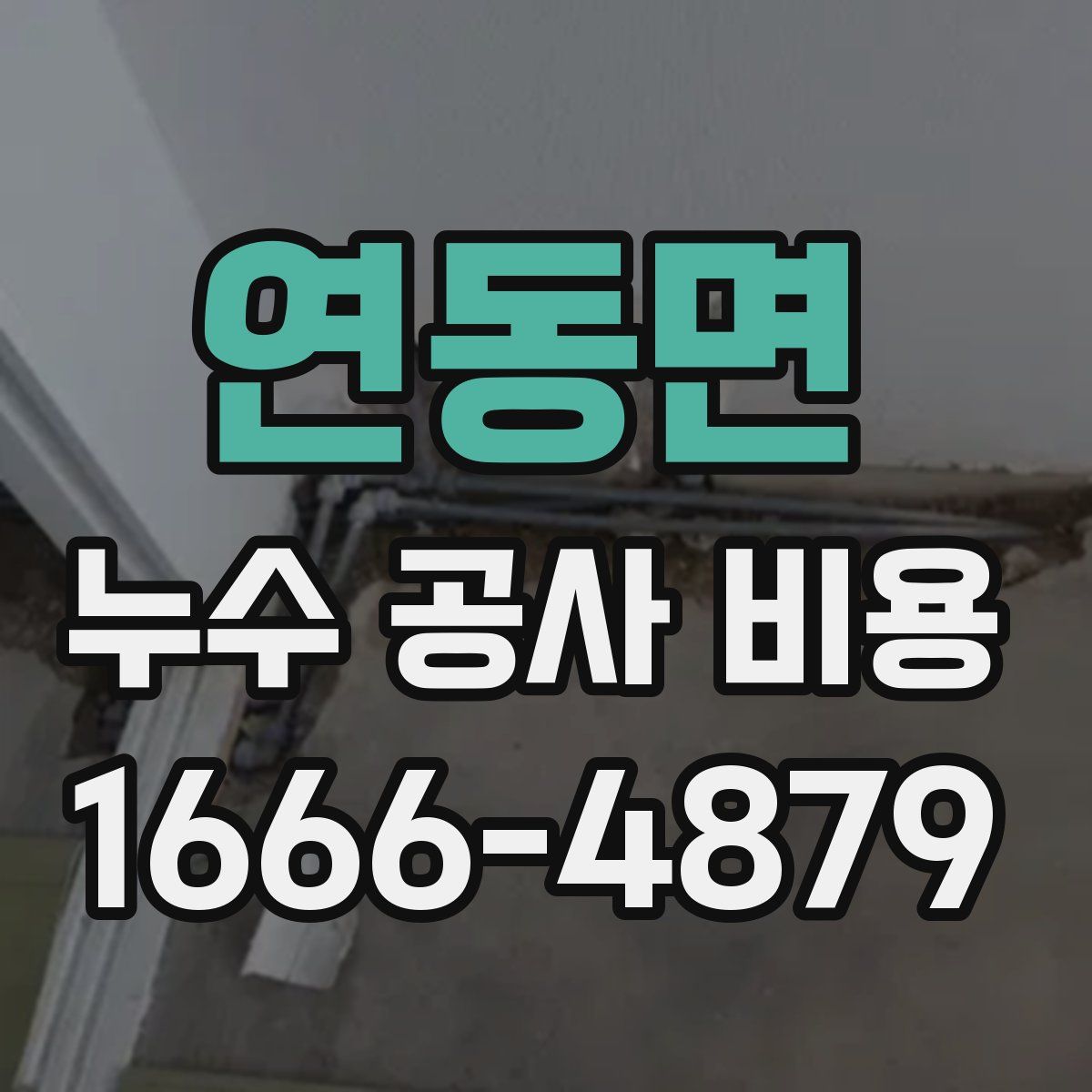 연동면 누수 공사 비용