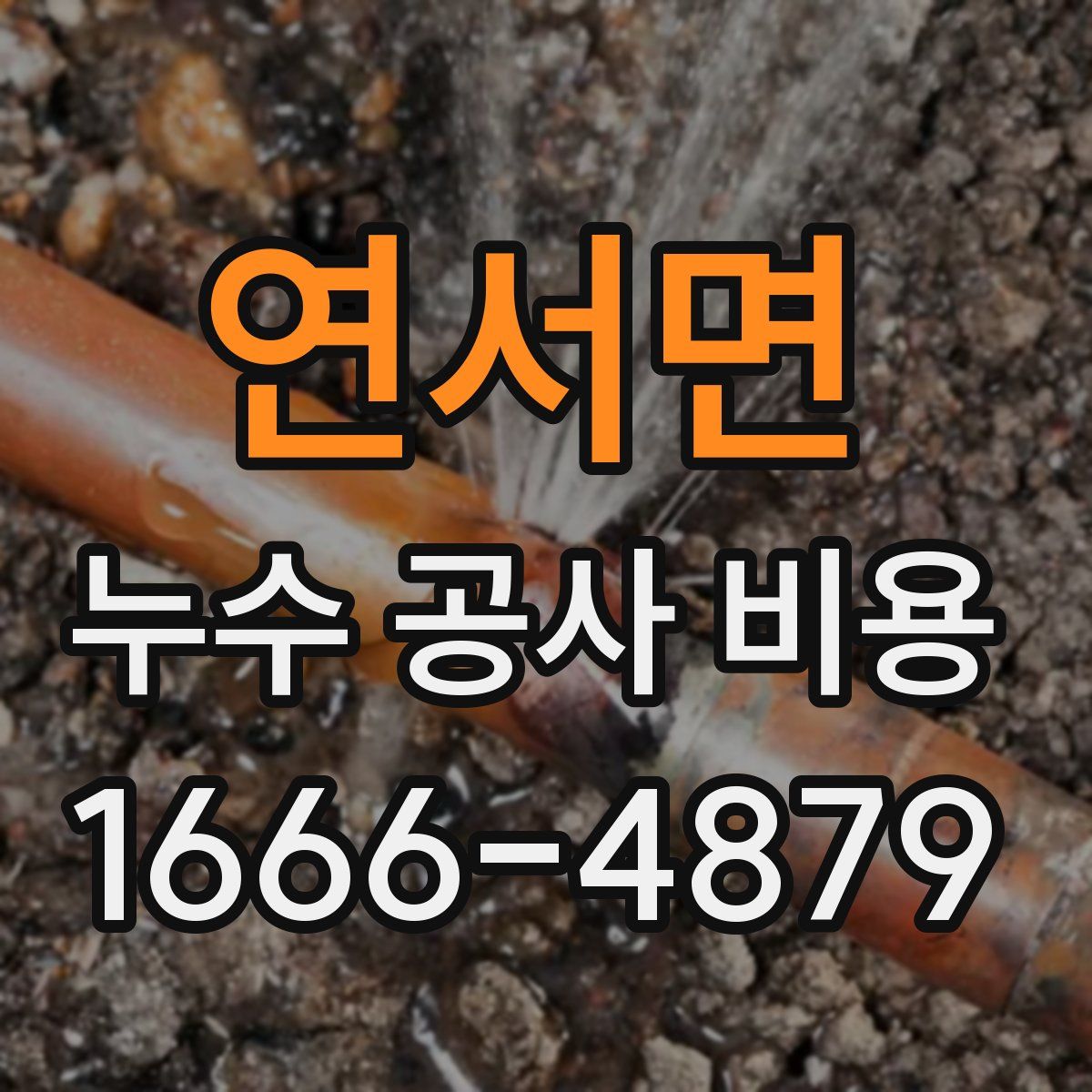 연서면 누수 공사 비용