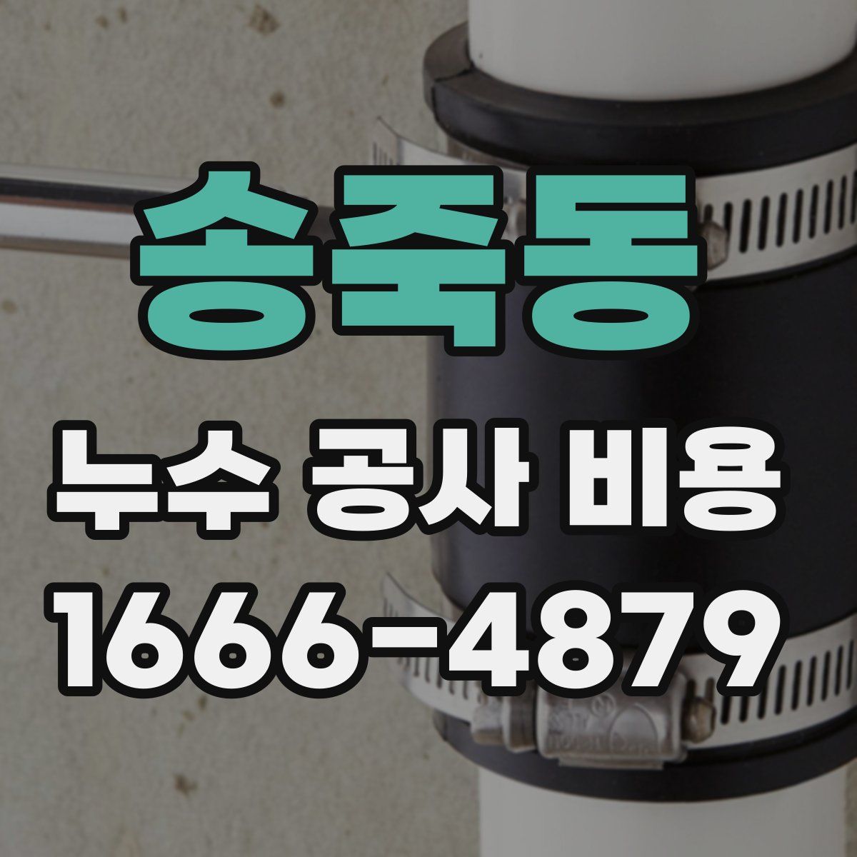 송죽동 누수 공사 비용