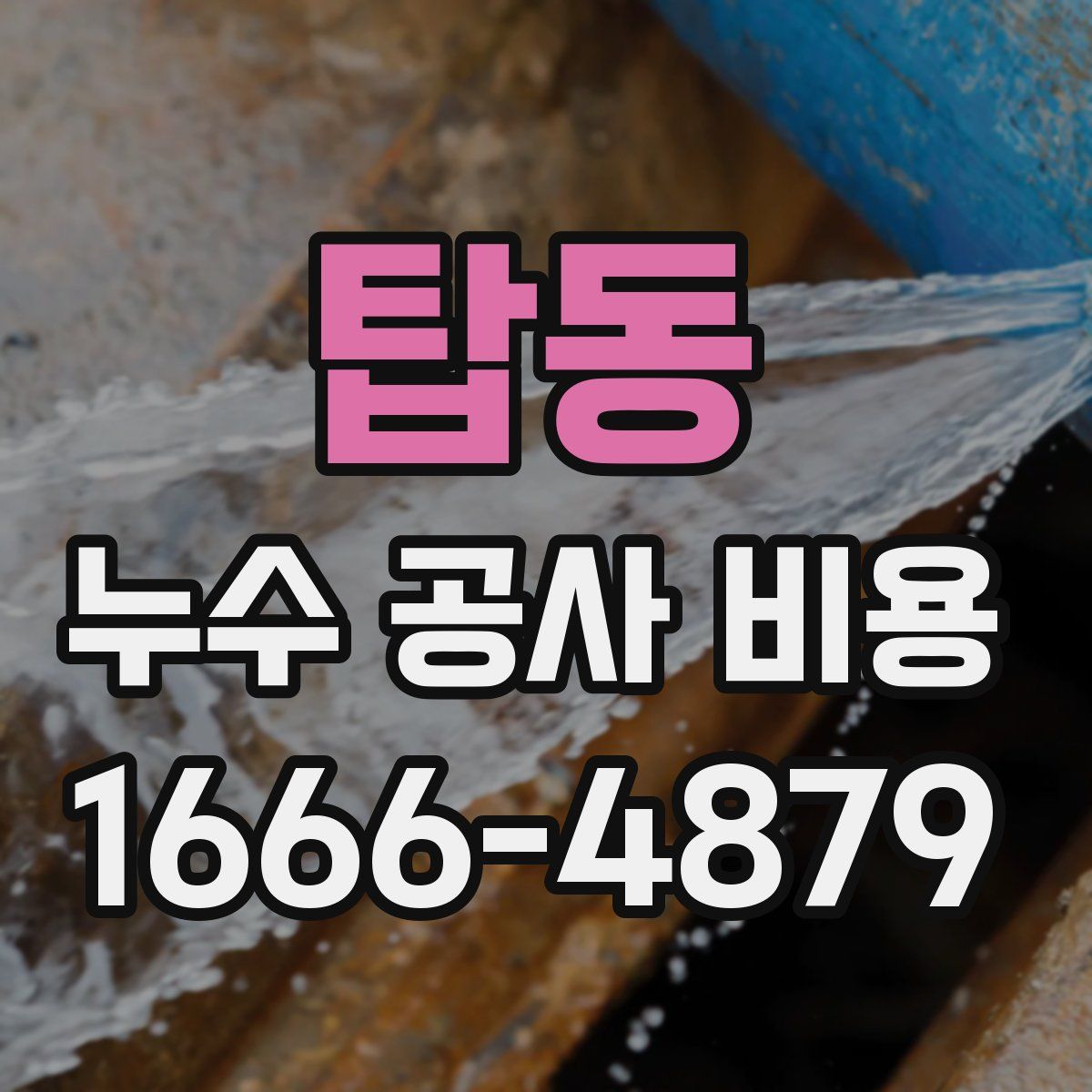 탑동 누수 공사 비용