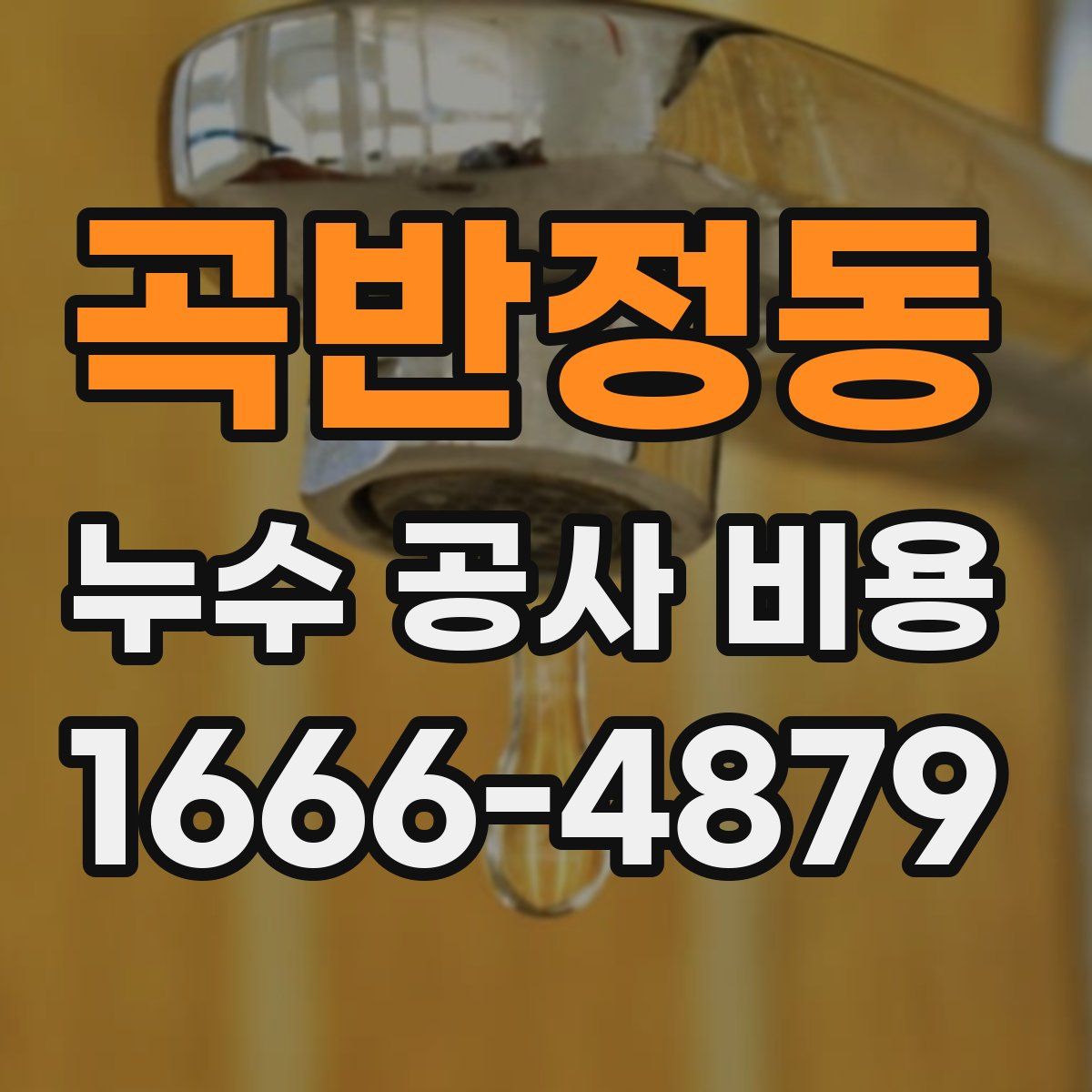 곡반정동 누수 공사 비용