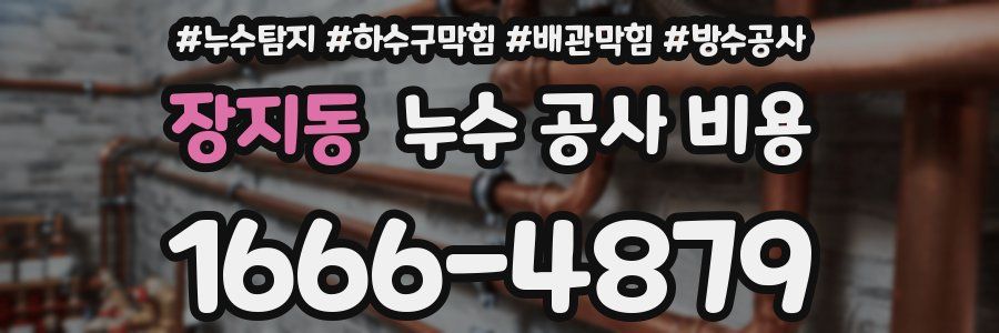 장지동 누수 공사 비용