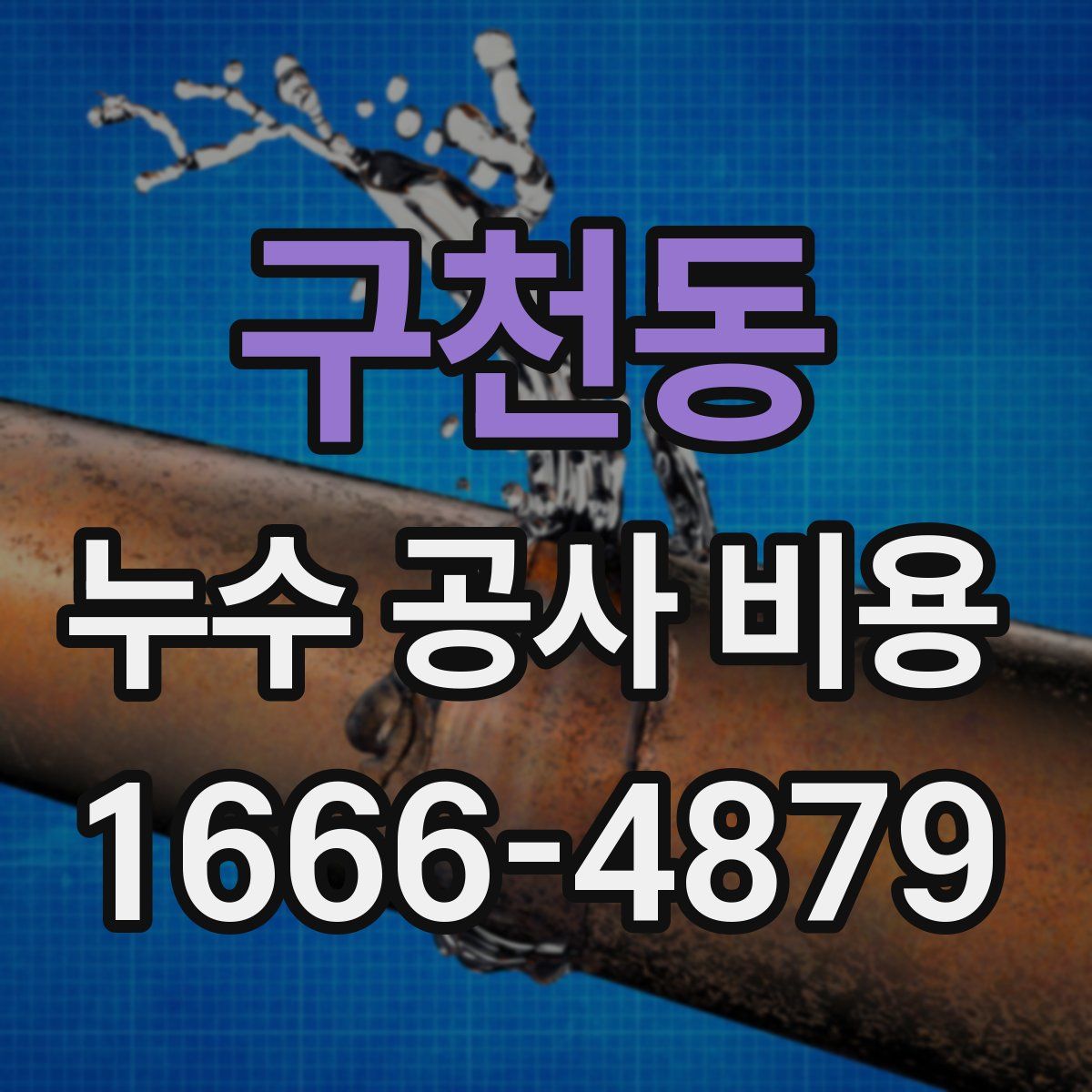 구천동 누수 공사 비용