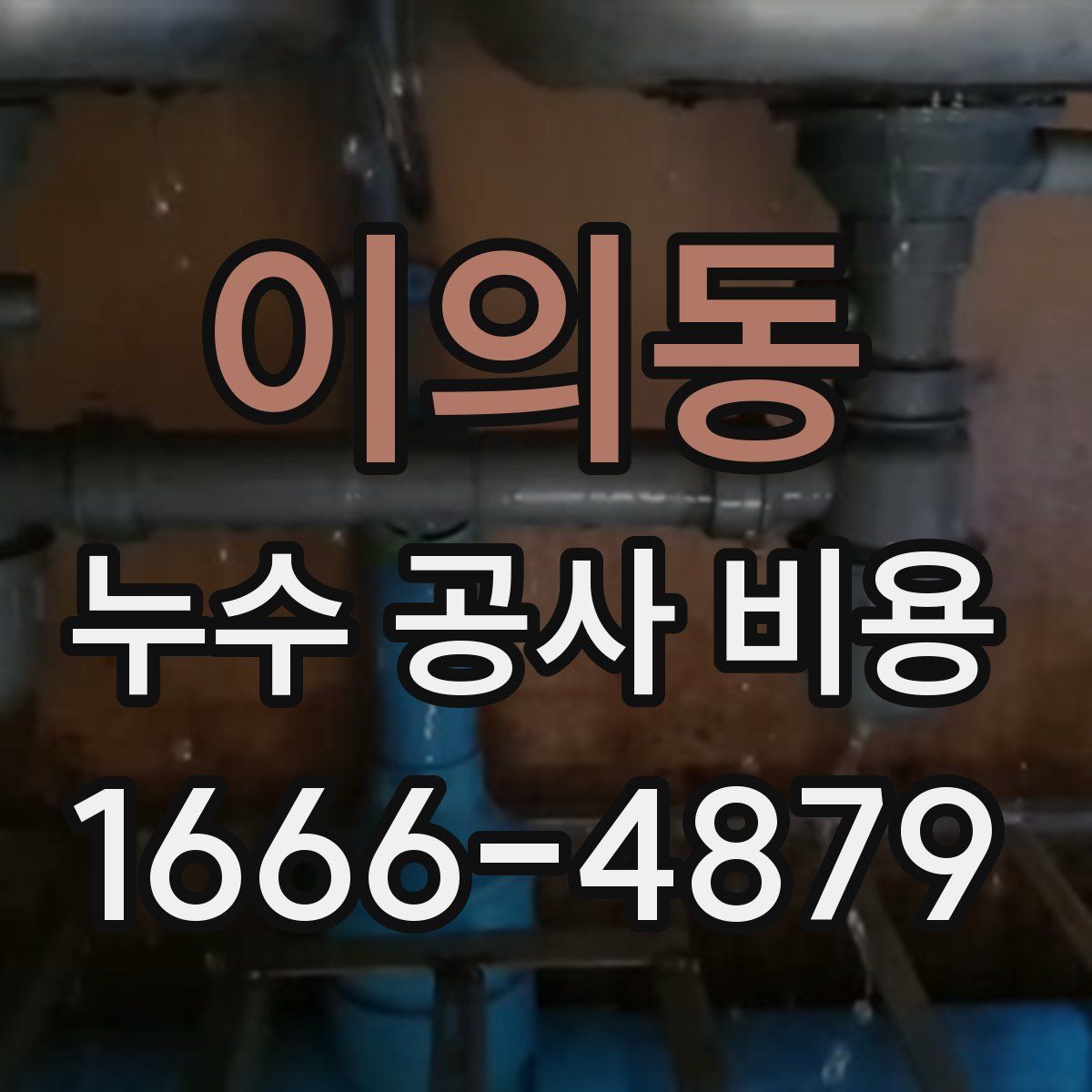 이의동 누수 공사 비용