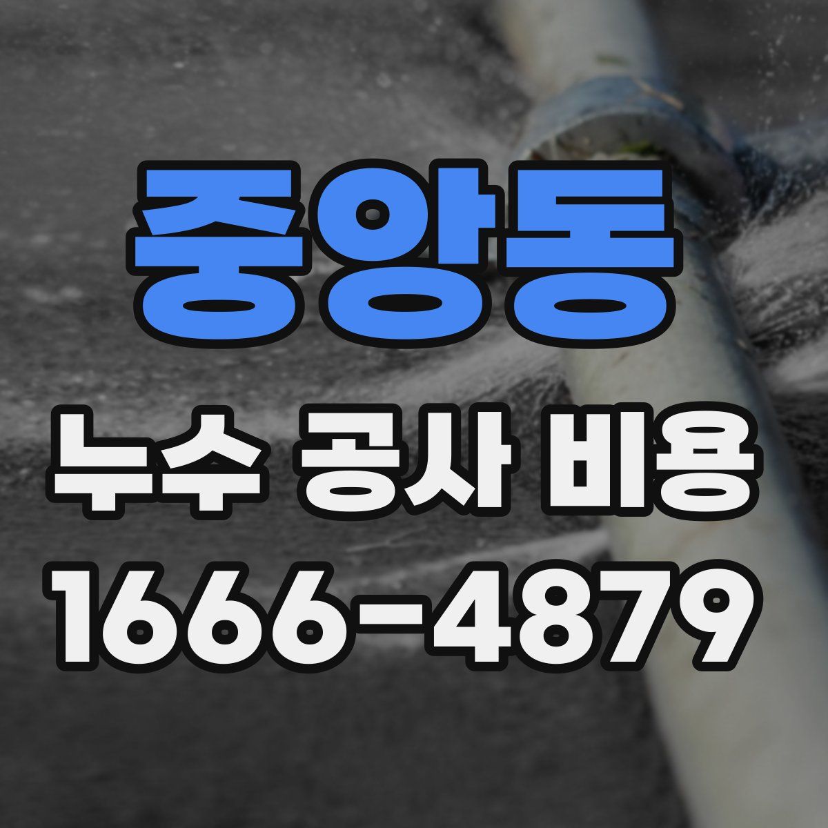 중앙동 누수 공사 비용