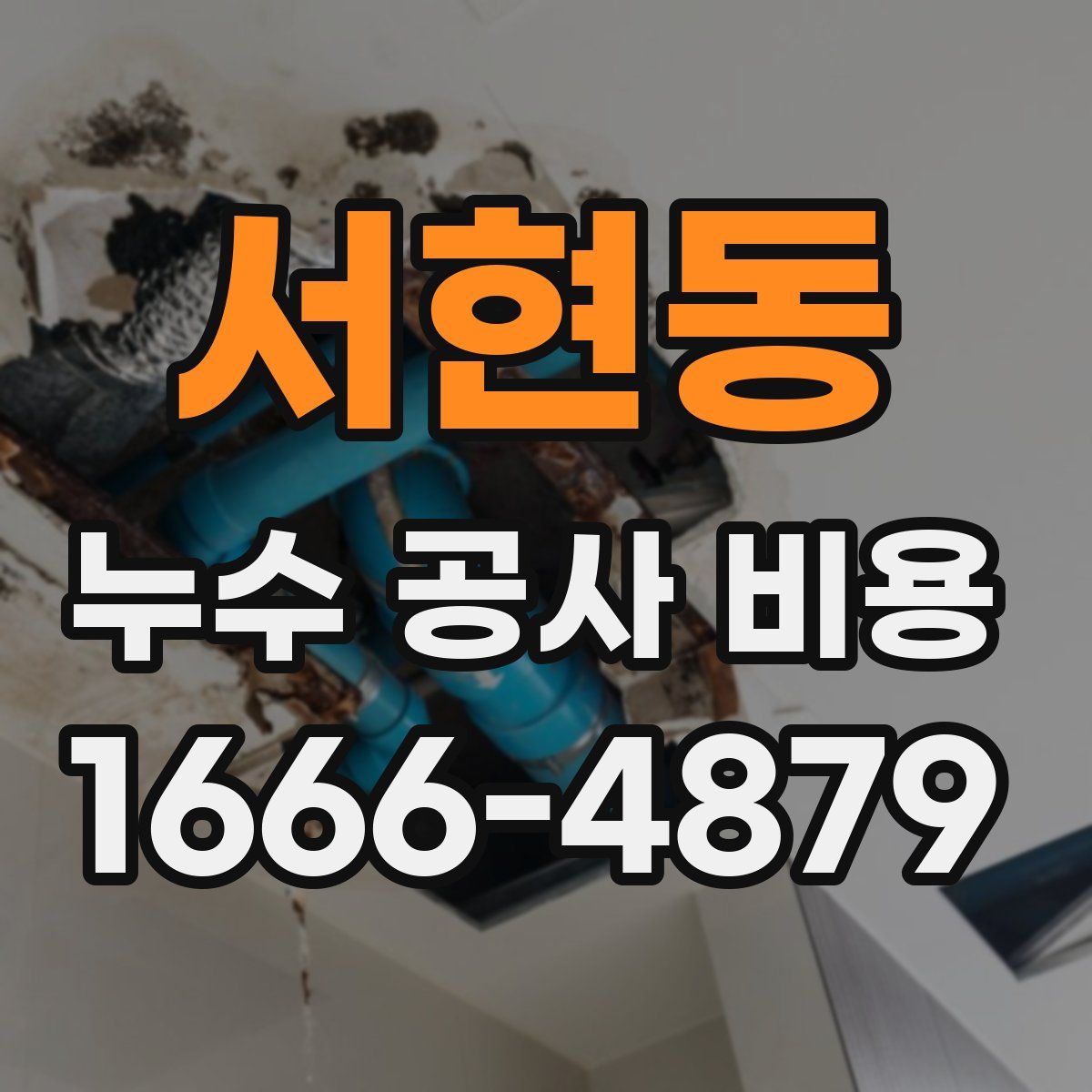 서현동 누수 공사 비용