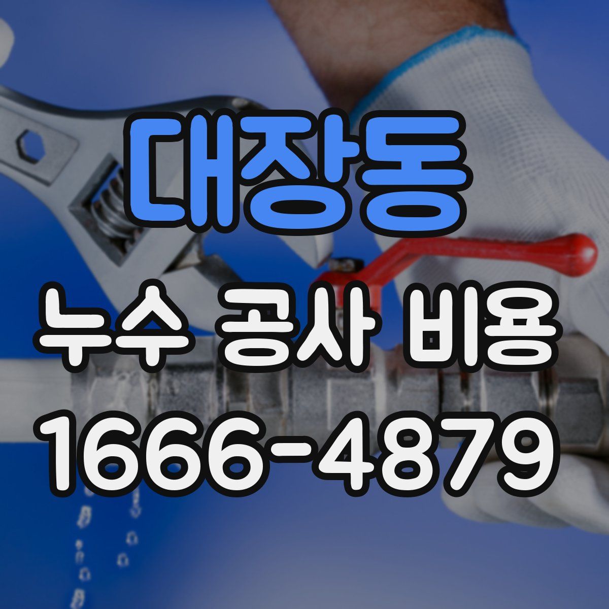 대장동 누수 공사 비용