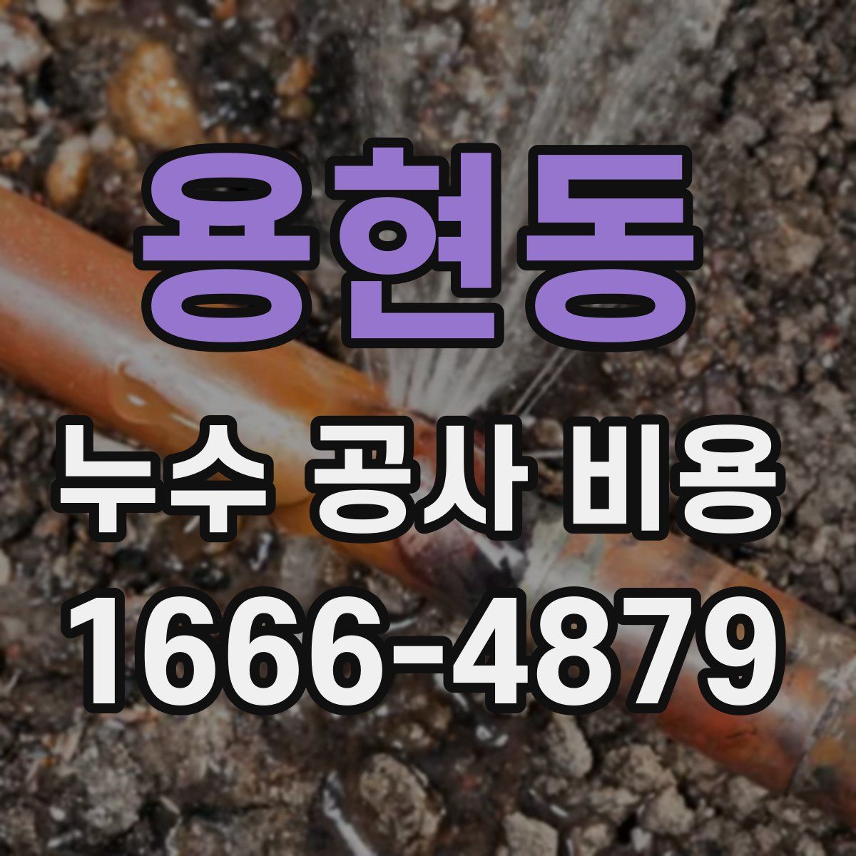 용현동 누수 공사 비용