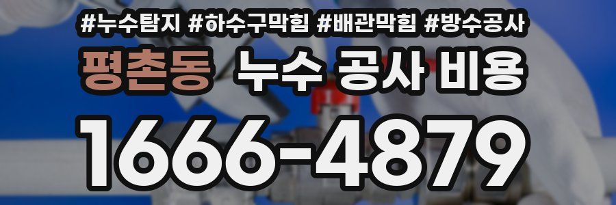 평촌동 누수 공사 비용
