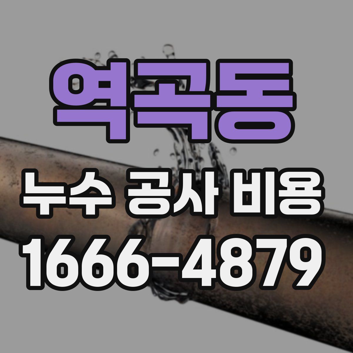 역곡동 누수 공사 비용