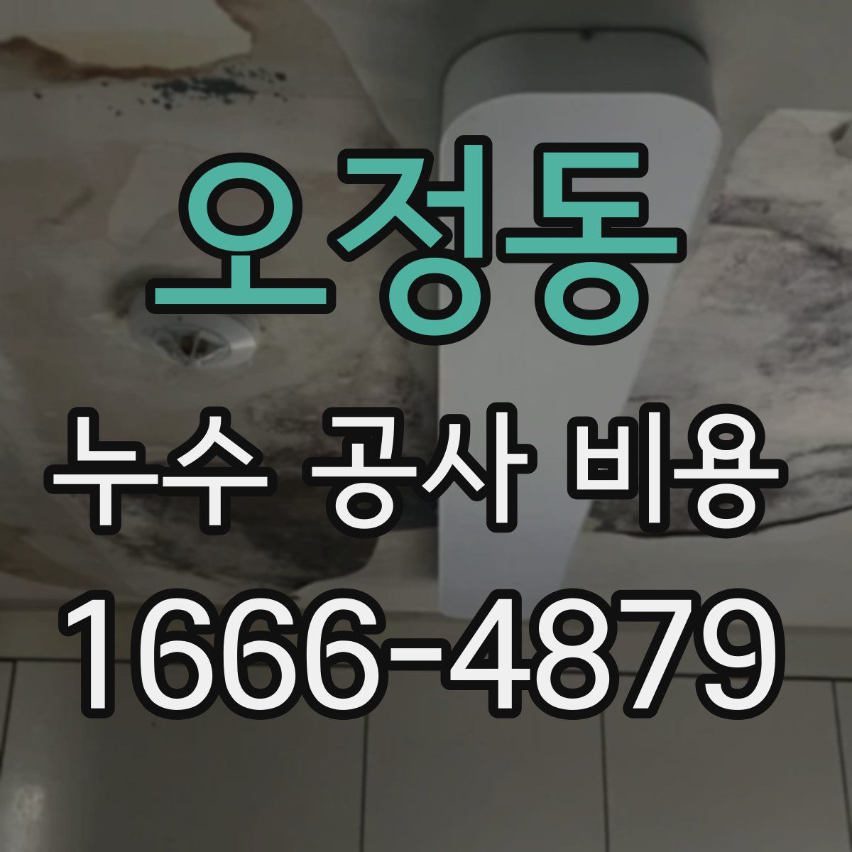 오정동 누수 공사 비용