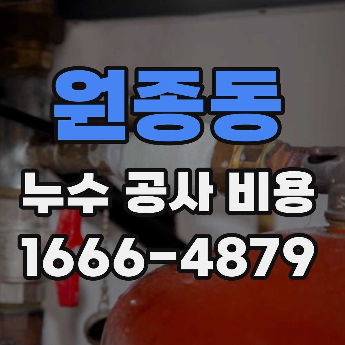 원종동 누수 공사 비용