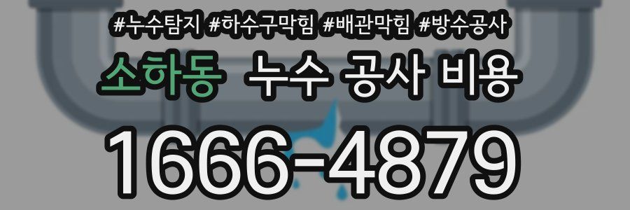 소하동 누수 공사 비용