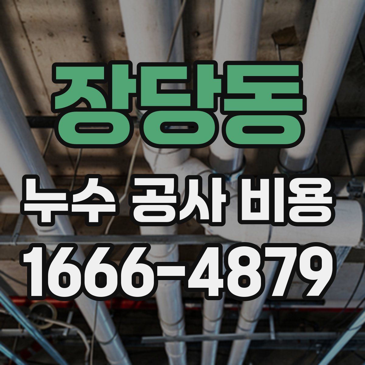 장당동 누수 공사 비용