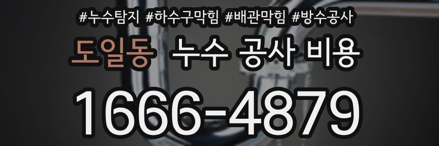 도일동 누수 공사 비용