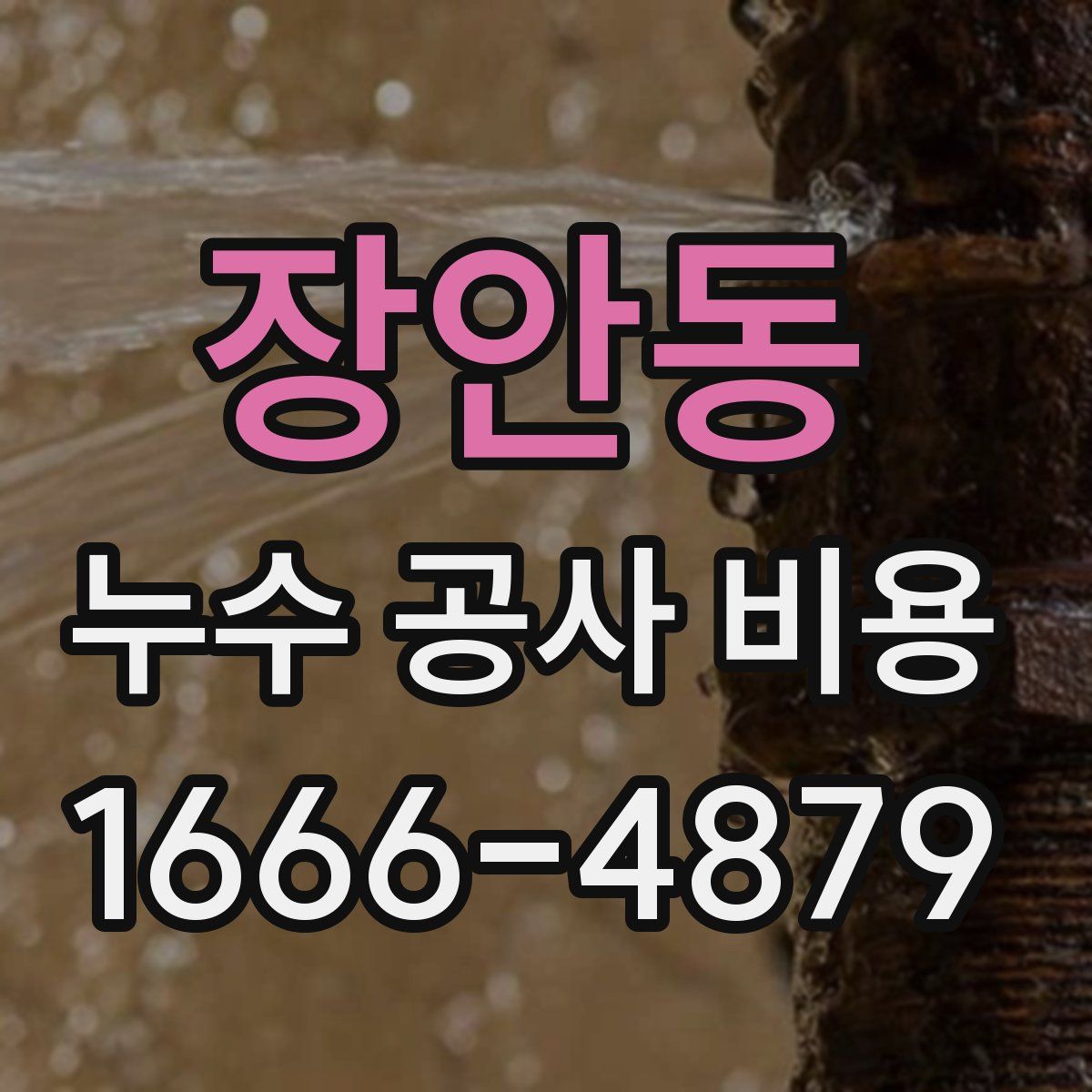 장안동 누수 공사 비용