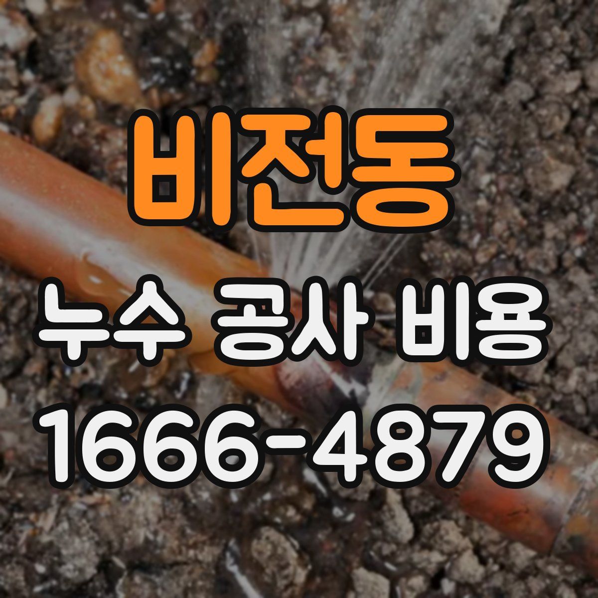 비전동 누수 공사 비용
