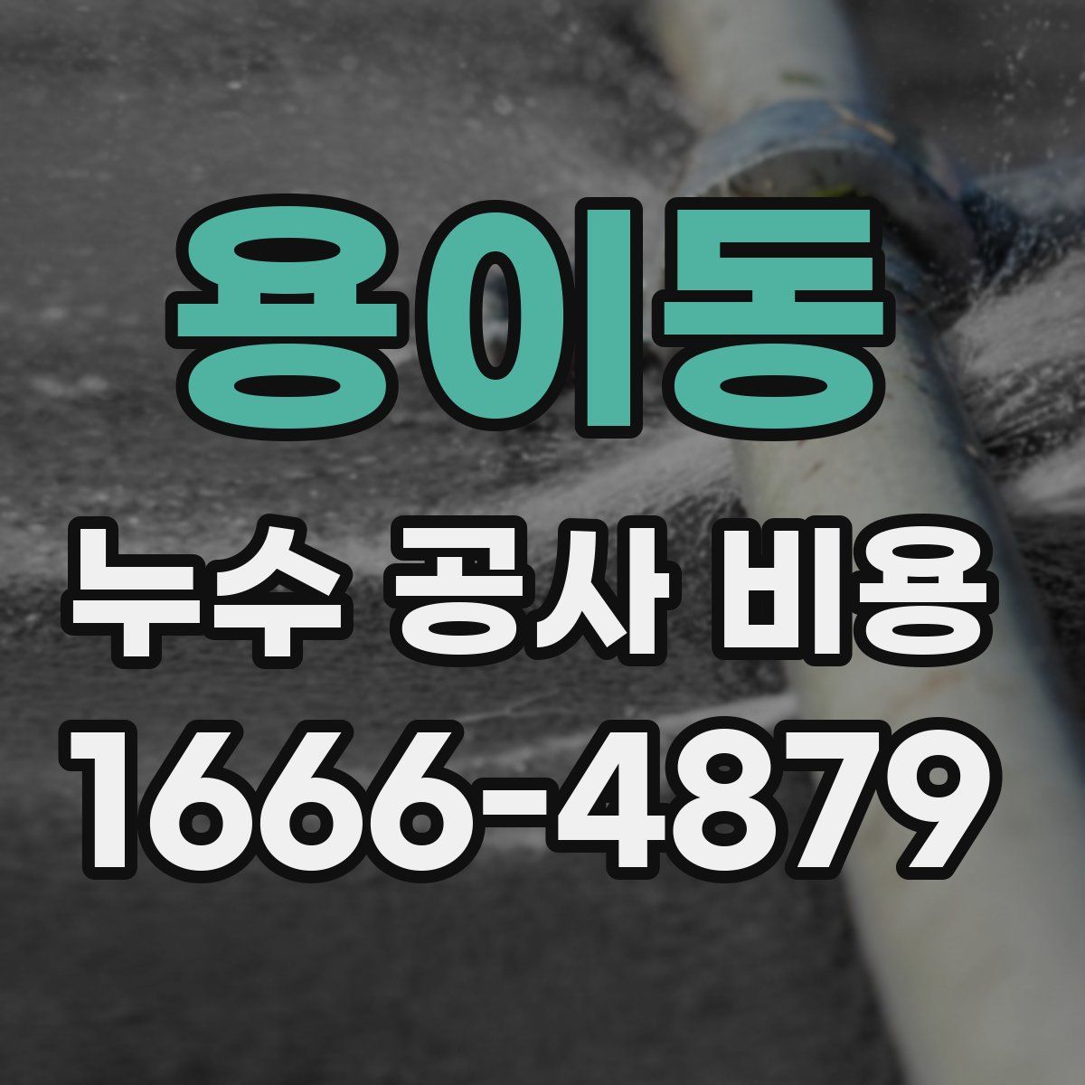 용이동 누수 공사 비용