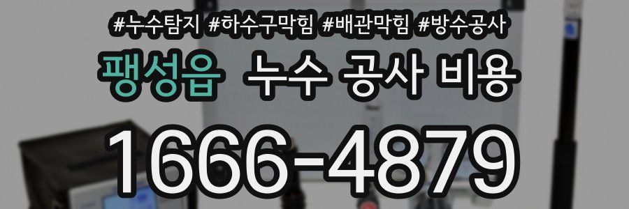 팽성읍 누수 공사 비용