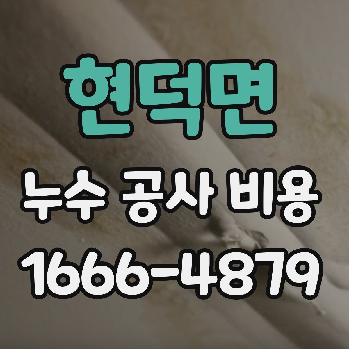 현덕면 누수 공사 비용