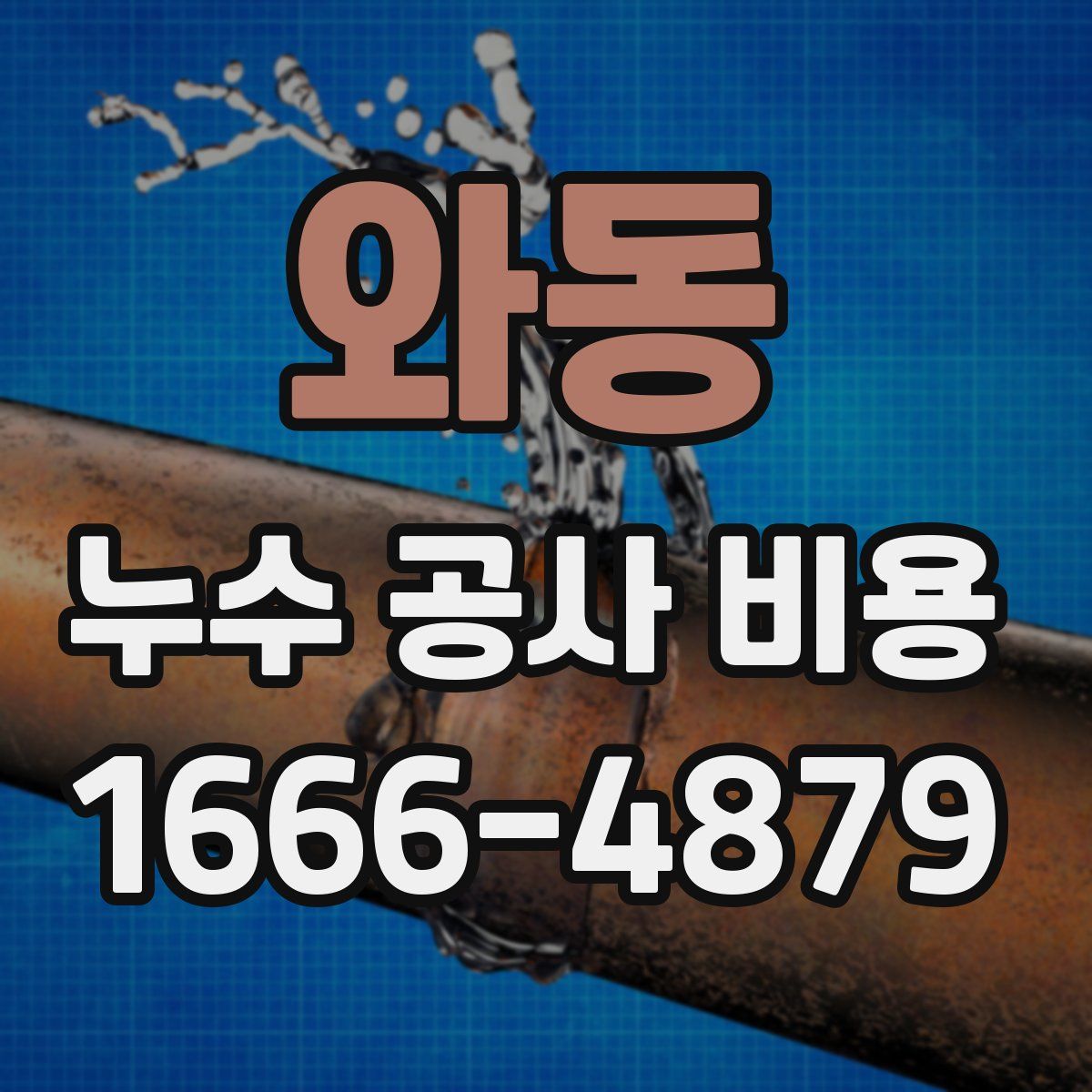 와동 누수 공사 비용