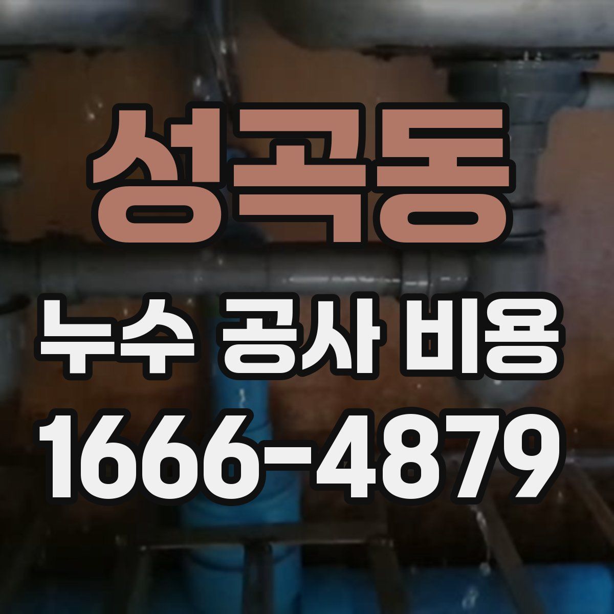 성곡동 누수 공사 비용