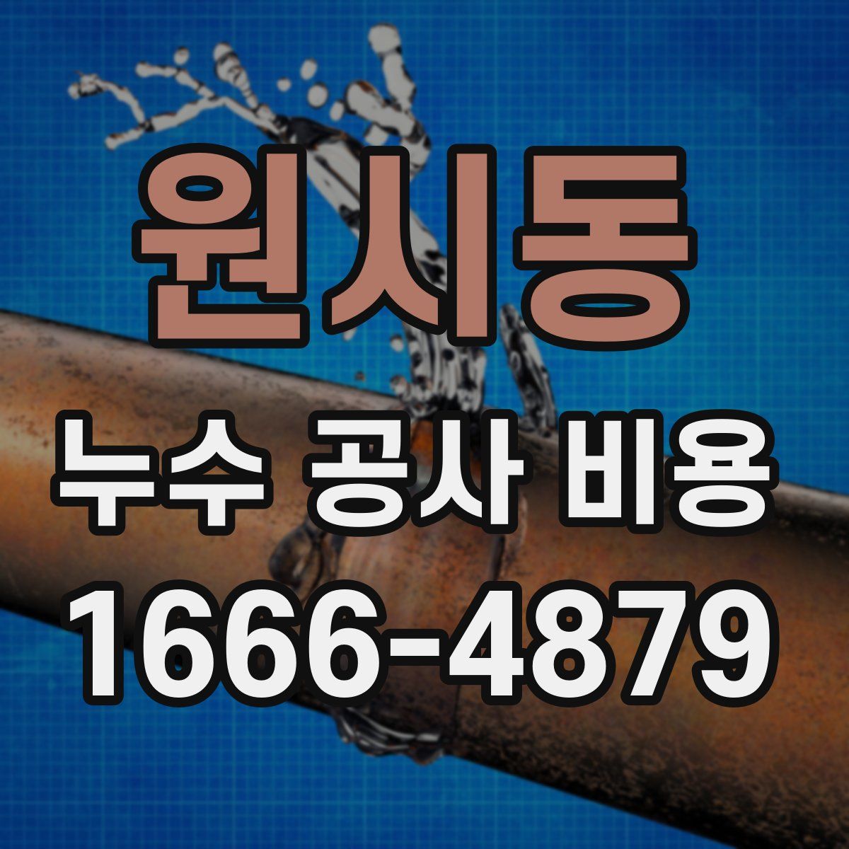 원시동 누수 공사 비용