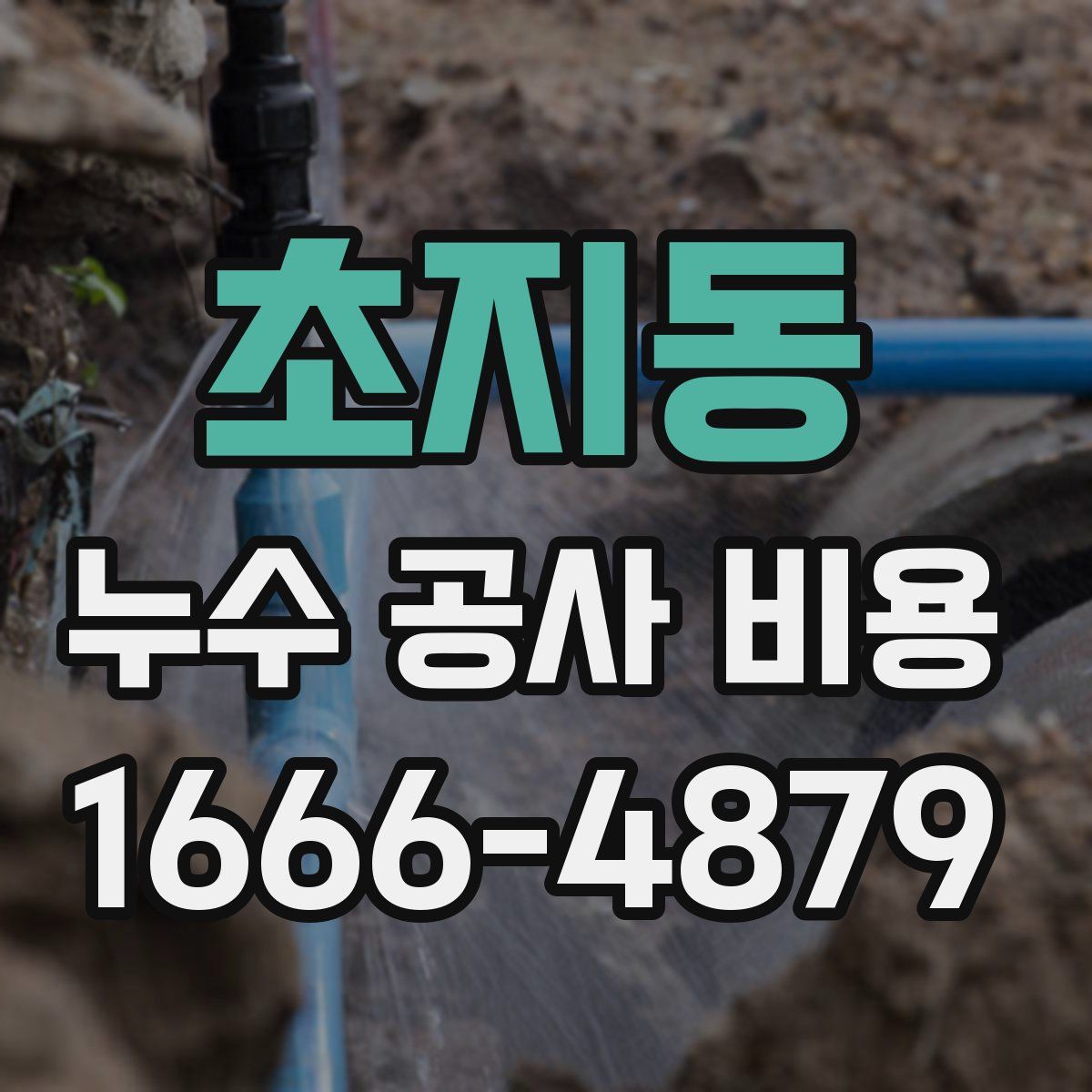 초지동 누수 공사 비용