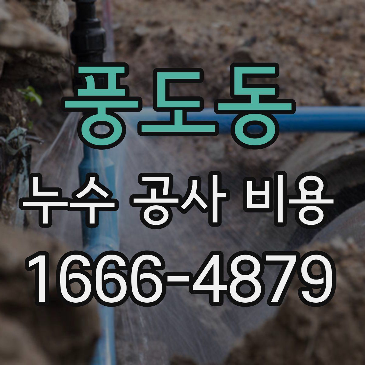 풍도동 누수 공사 비용
