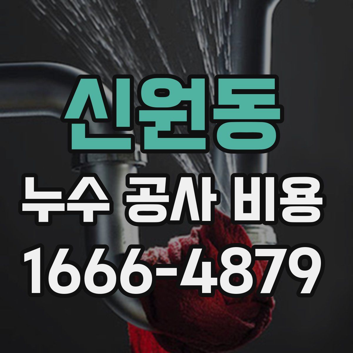 신원동 누수 공사 비용