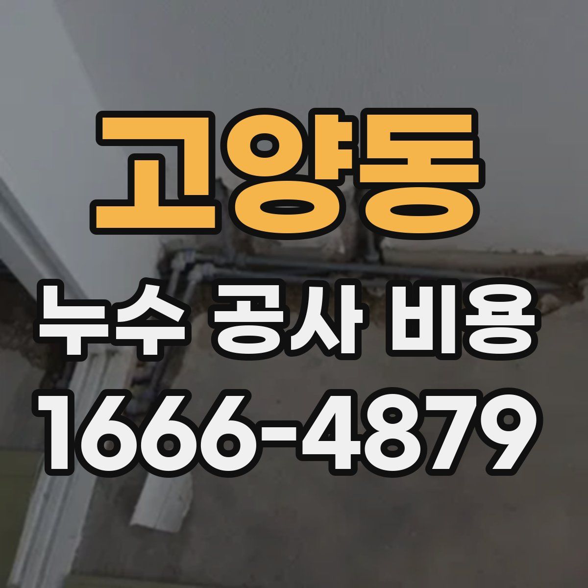 고양동 누수 공사 비용